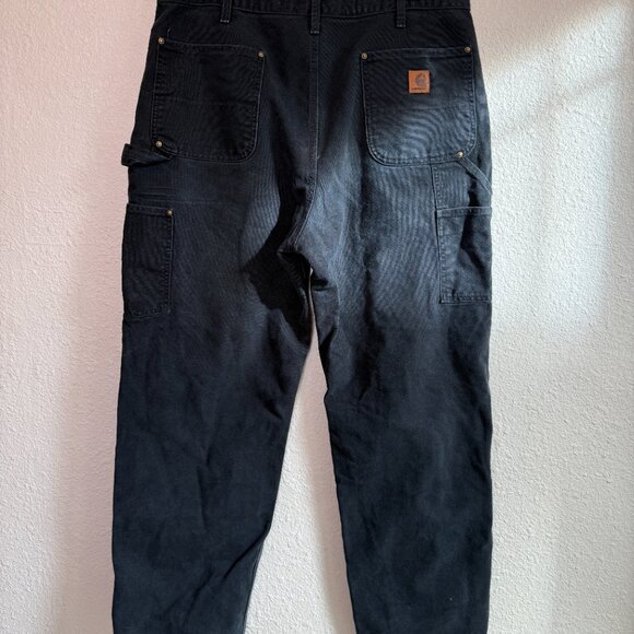Vintage CARHARTT Double Knee \\ Black 38x32 // y2k workwear carpenter - Picture 9 of 12
